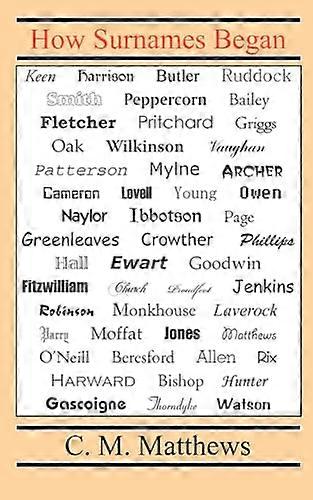 How Surnames Began