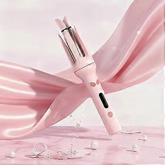 Automatic Rotating Curling Wand with Ceramic Barrel, Smart Anti-Tangle Hair Curler, Adjustable Temp 150-210C, Fast Curling Iron for Home Salon Travel,
