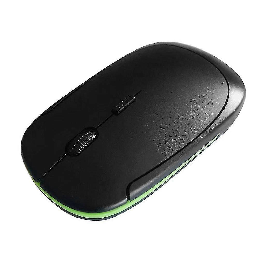 2.4GHz Wireless Optical Mouse with USB Receiver, Ergonomic Gaming Mouse for PC Laptop, 4-Way Scroll, 1 Pack