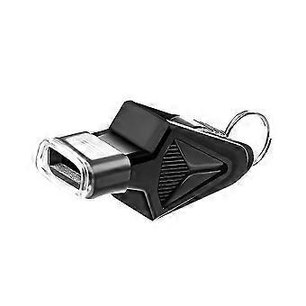 Sports Whistle Kit Professional Soccer Basketball Referee Seedless Plastic Whistle Outdoot Emergency Survival Tool Black AL