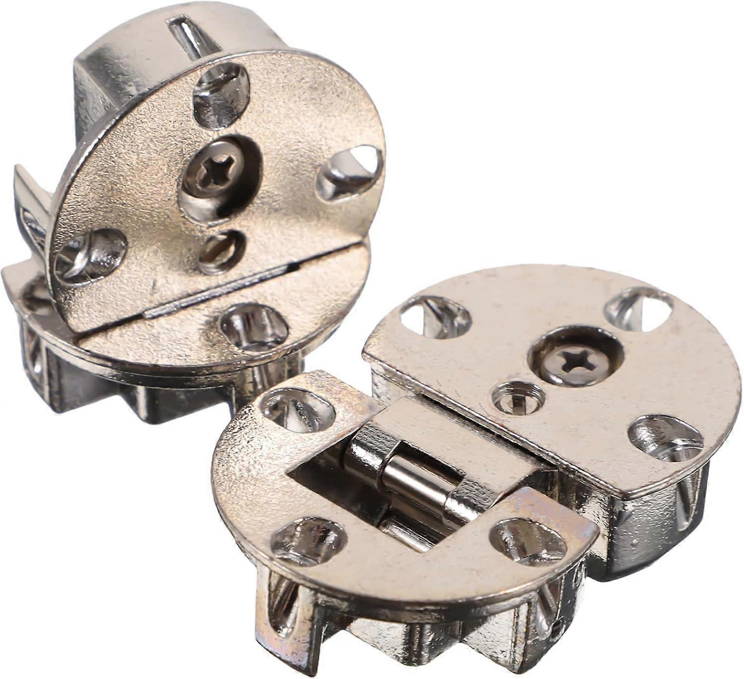 Spring Hinges and Quick Easy Installation 2 Pcs Zinc Alloy Folding