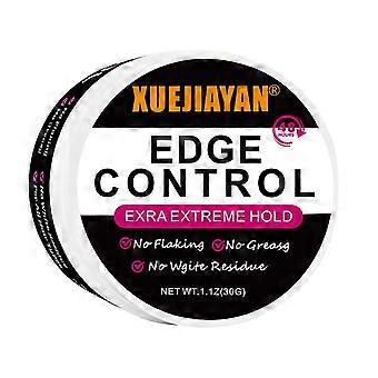 Edge Control for Black Hair Extreme Strong Hold, Edge Control Sideburn Edge Control Wax Gel, Non-greasy, Leaves No Residue
