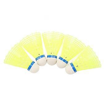 5 st Night Glow Badminton 30mah High Resilience LED Sports Shuttlecock för sportaktiviteter