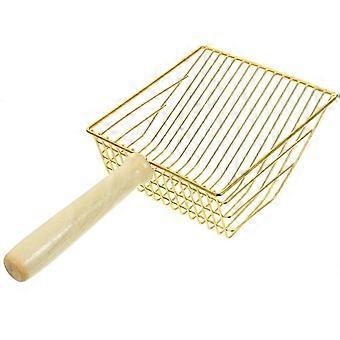 Cat Litter Scoop Litter Cleaner Shovel Stainless Steel Mesh Litter Shovel Cat Waste Litter Shovel