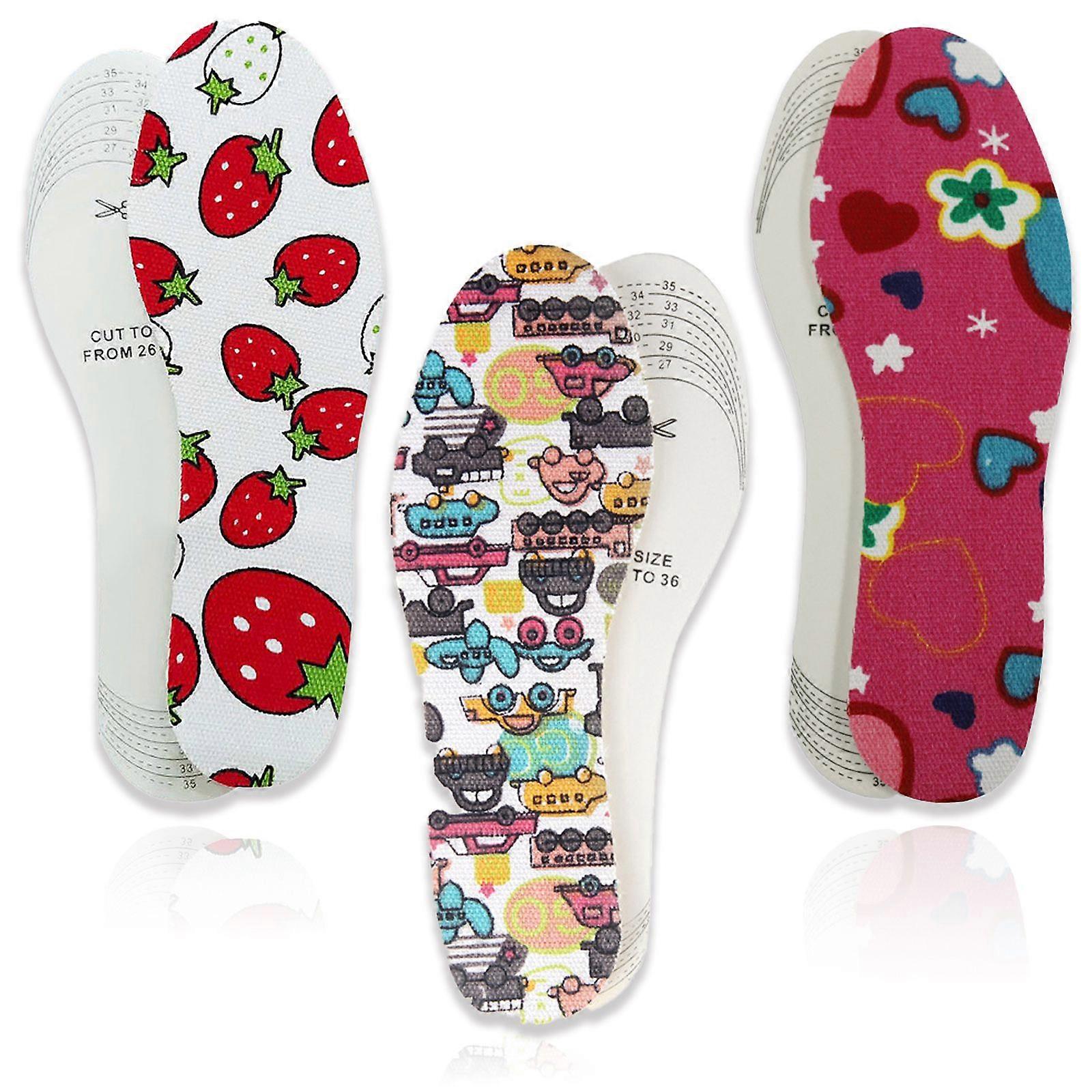 Extra-Soft Breathable Kids Insoles Set