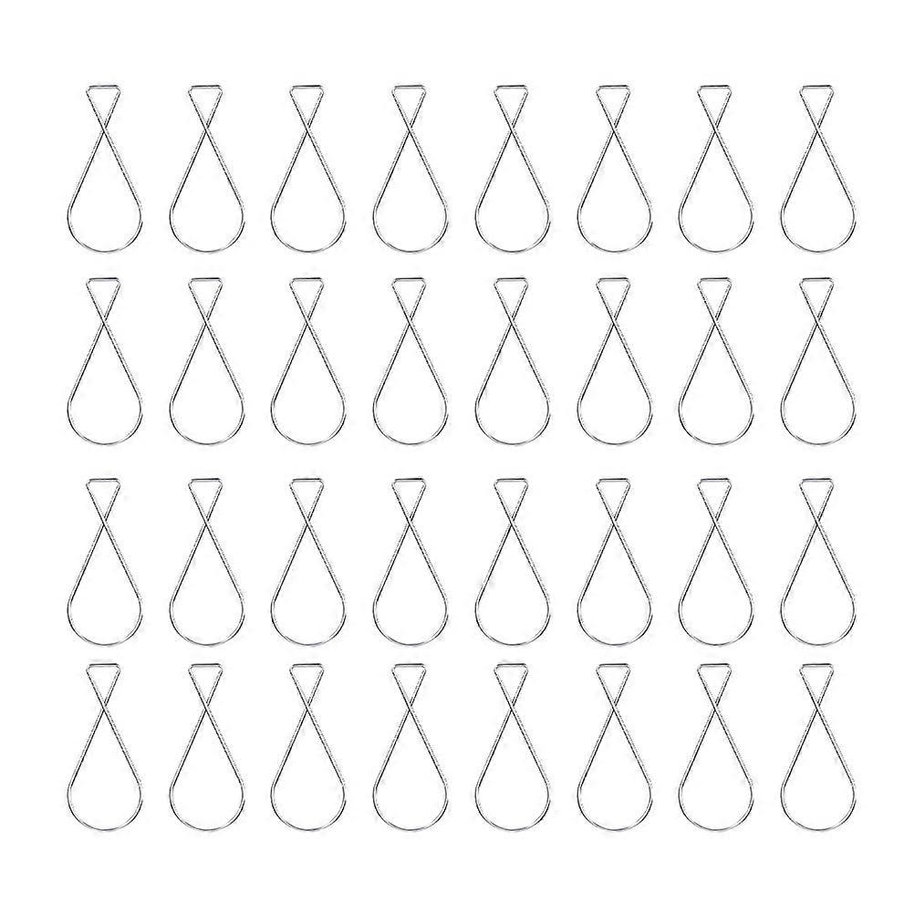Wall Hooks Ceiling Clips for Hanging 80Pcs Silver Automatic Ceiling Hooks