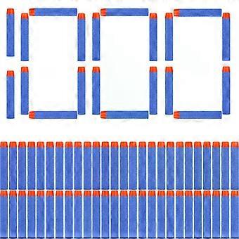 FRENSIT Blue Round Head Bullets 7.2cm for Nerf N-strike Elite Series Blasters Foam EVA Refill Darts Kids Toy Guns Accessories