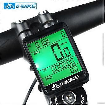 Measuring wheel, odometer and trip meter -- IP54 Wireless Bike Computer Speedometer for Wireless Bicycles with Backlit Display, Speedometer and Odomet
