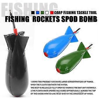 Karpfen Angelrakete Feeder 17,5 / 14,5 / 10,5 cm Spod Bombe Schwimmer Köder Köder Halter Pellet