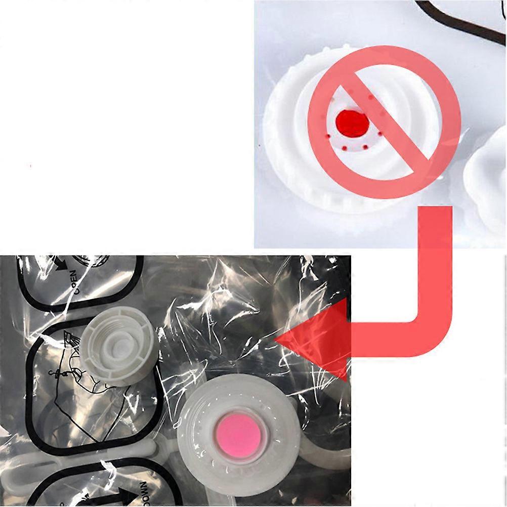 Side Pull Sorting Bag Hanging Vacuum Bag for Storage Transparent