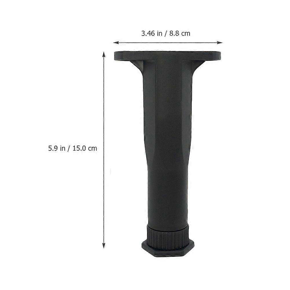 Bed Frame Support Leg Adjustable for Bed Frame Replacement 2Pcs Black