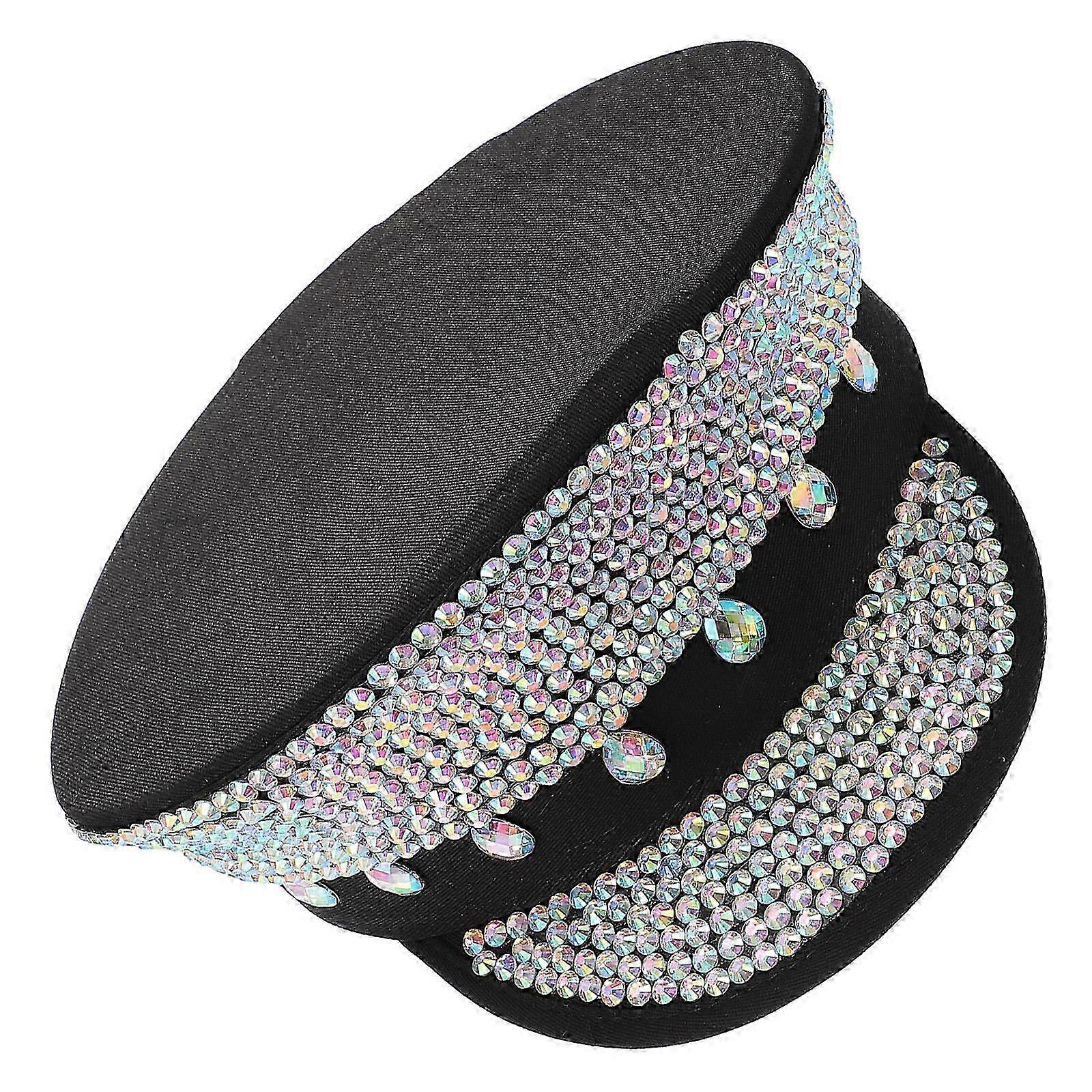 Silver Captain Cosplay Hat Party Decorative Accessory