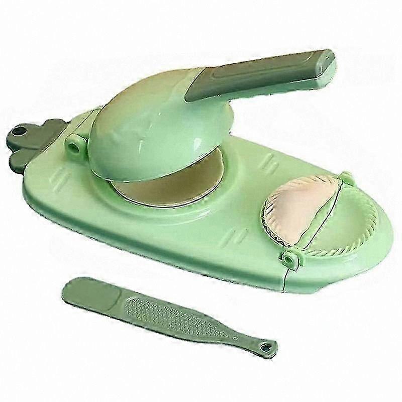 2-in-1 Dumpling Press Tool, Portable Multi-Function Manual Dumpling Maker for DIY Cooking