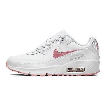 Nike Air Max 90 Leather 'White Pink Glaze' Gs CD6864-115
