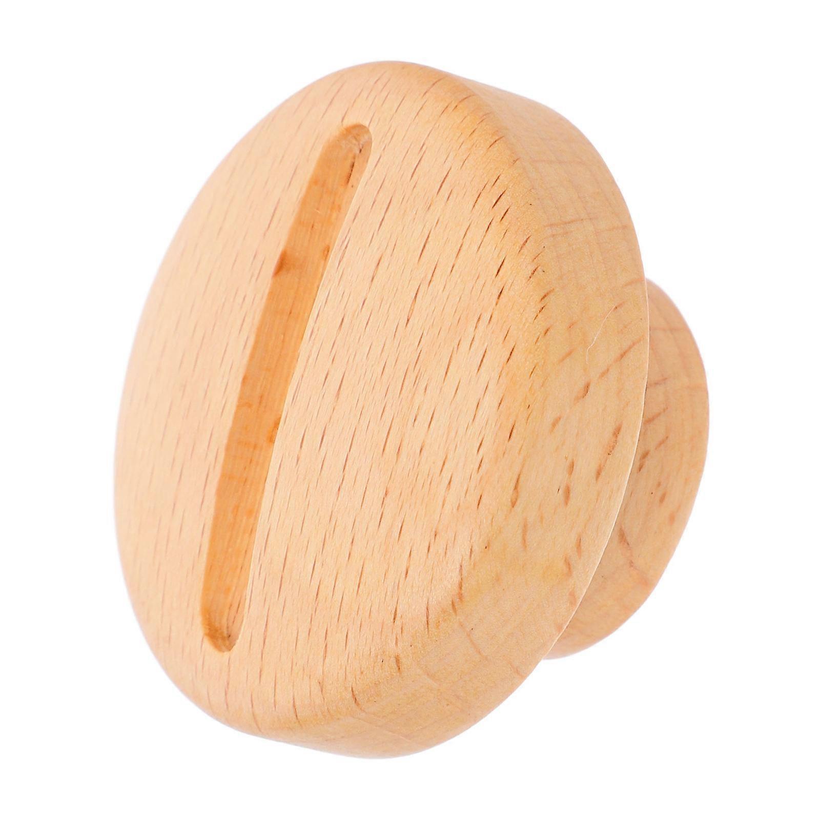 Drawer Pulls and Knobs Cabinet Knob Wooden 2Pcs Round Cute Handles