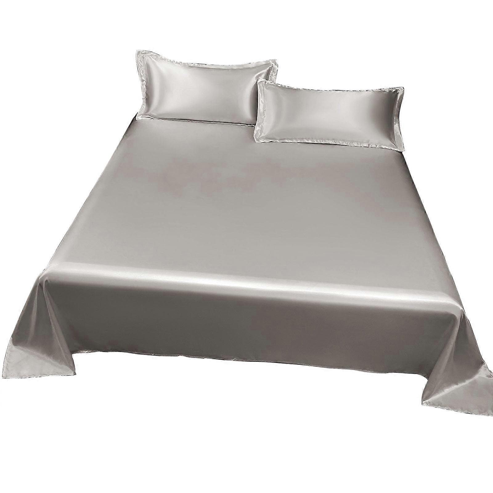 Luxury Silky Soft Ice Silk Flat Sheet