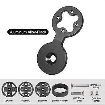 TOSEEK Bike Computer Holder Bicycle Speedometer Holder Computer Mount With Stem Top Cap 2 in 1 For Garmin Bryton Wahoo