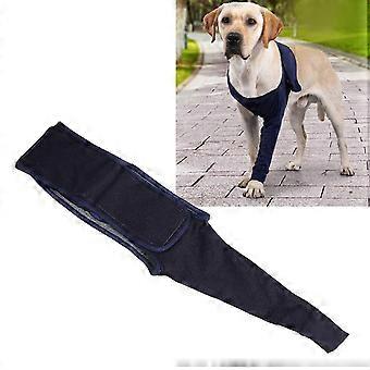Postoperative Recovery: Highly Elastic Dog Elbow Brace, Breathable & Lick-Proof Protector - XL