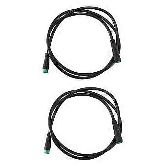 2X Ebike Display Cable 5 Pin for Bafang BBS01/BBS02/BBSHD Mid Motor Electric Bike Display Extension Cable Connector
