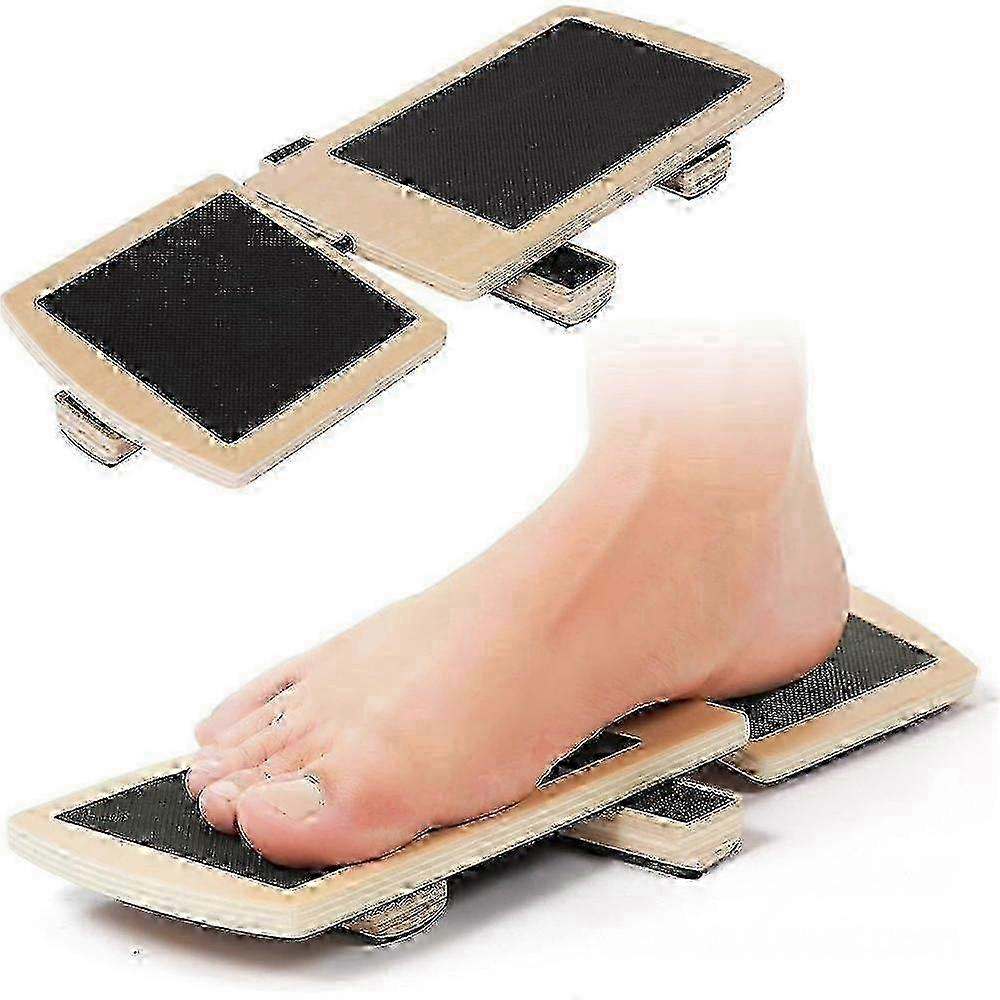 Wood Wobble Board For Ankle Strengthening