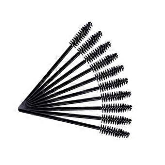 12pcs Nylon Eyelash Mascara Wands Applicator Brush Kit