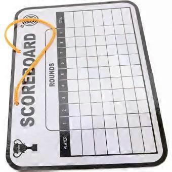 Golf trainingsbord, whiteboard voor scores, geschikt voor volwassenen.