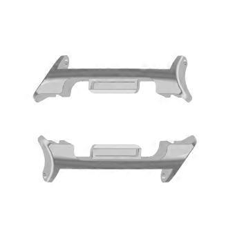Multifunktionale Metalladapter für 22-mm-Uhrenarmbänder. Schnellwechseldesign. Verstärkte Verschlüsse, geeignet für sportliche und elegante Anlässe.