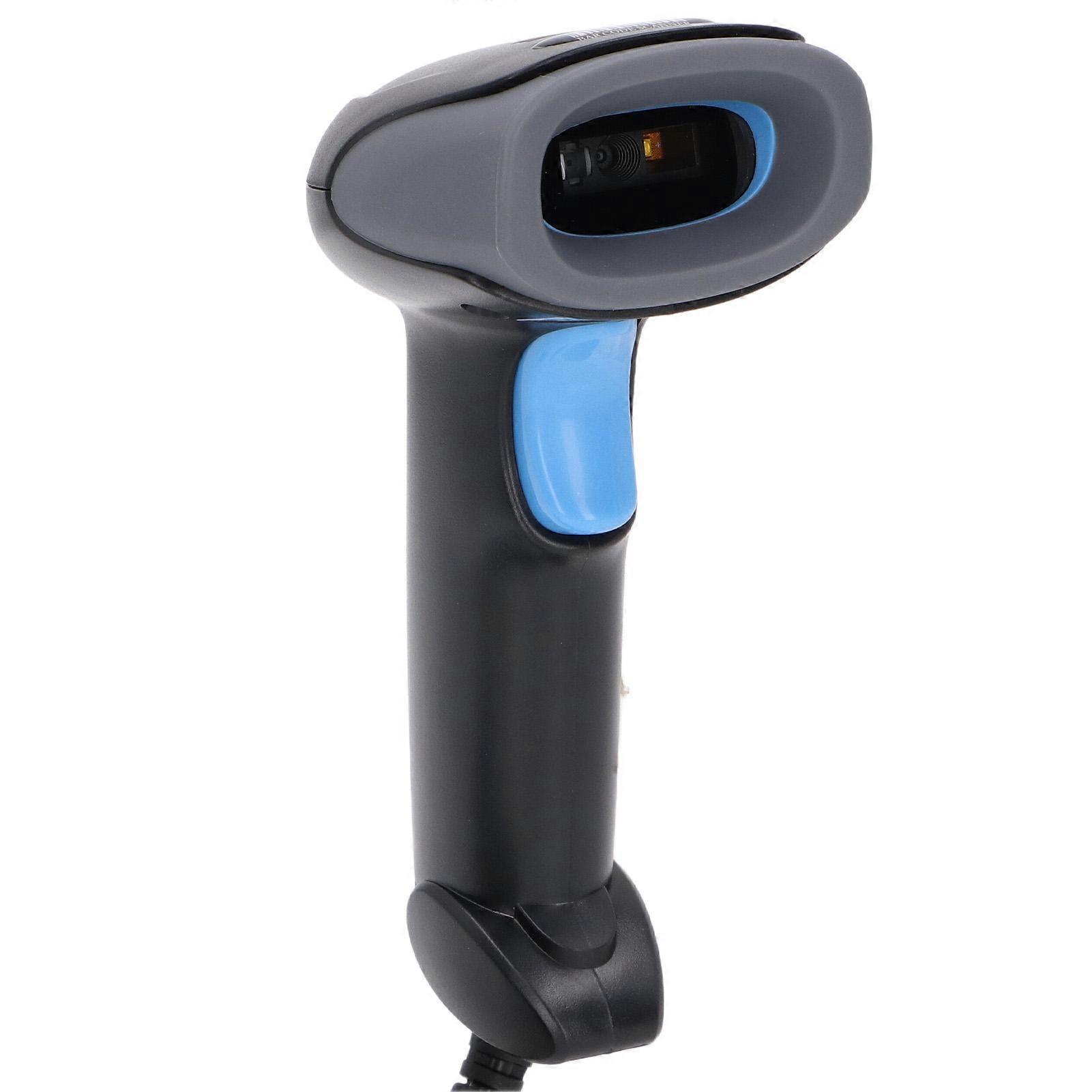 USB Wired 1D 2D Barcode Scanner High Accuracy Quick Response Red Light QR Code Reader for Supermarket Warehouse