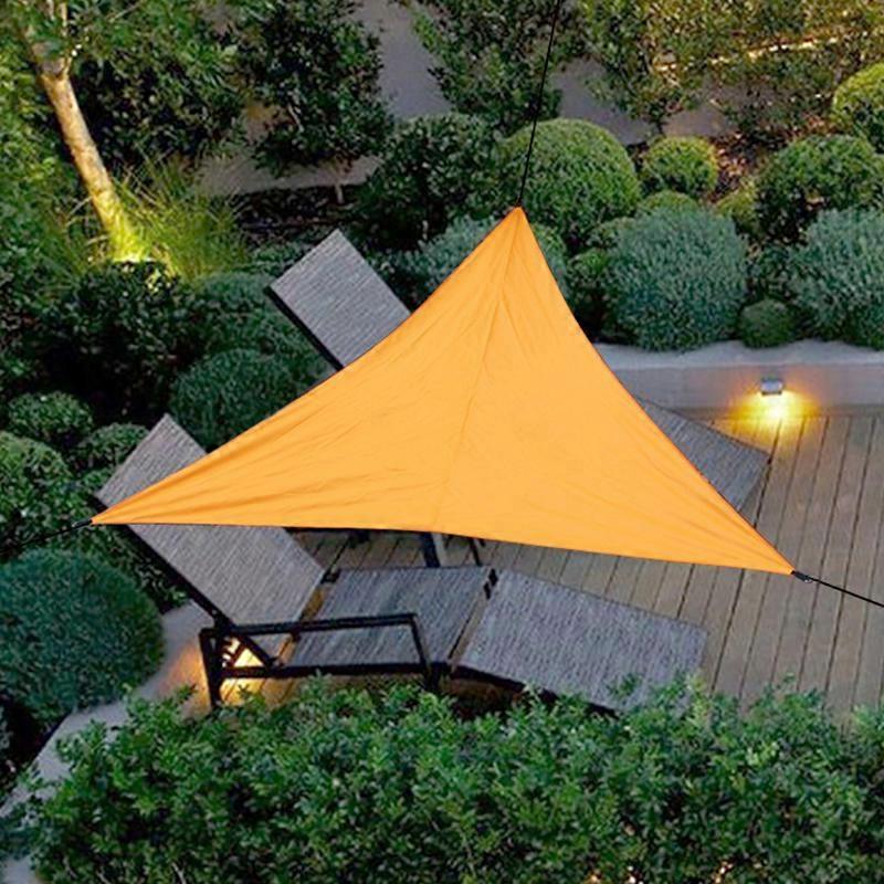 Waterproof Triangular Uv Sun Shade Sail Combination Net Triangle Sun Sail Tent