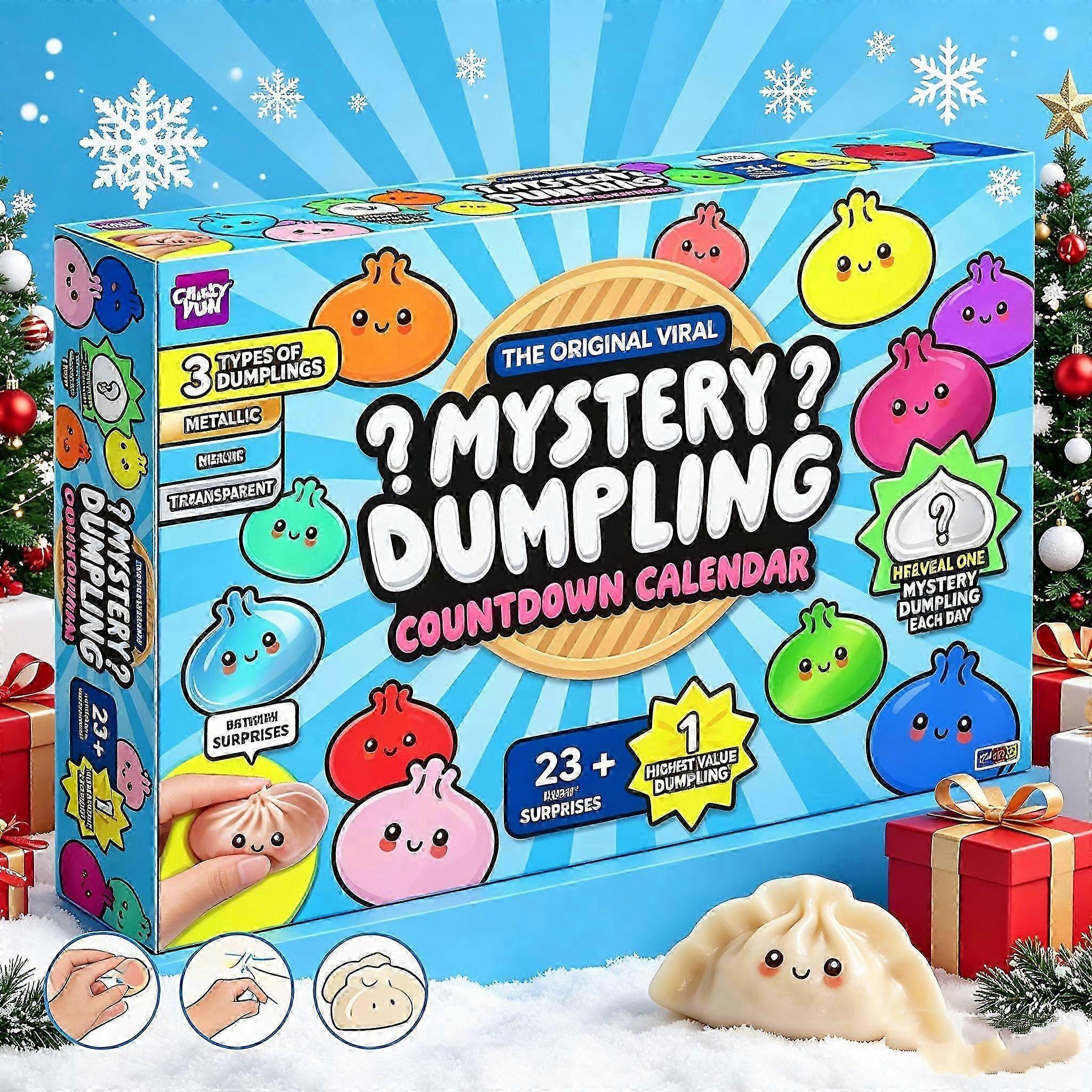 24-Compartment Squishy Countdown Toy