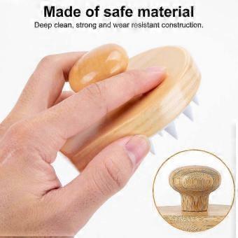 Scalp Massage Brush Ergonomic Handle Shampoo Brush Shedding Reduction Healthy Growth Safe Scalp Massager Brush