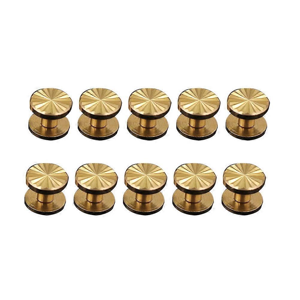 Fastener Screw compatible with Belt Harness 10Pcs Solid Brass Repair