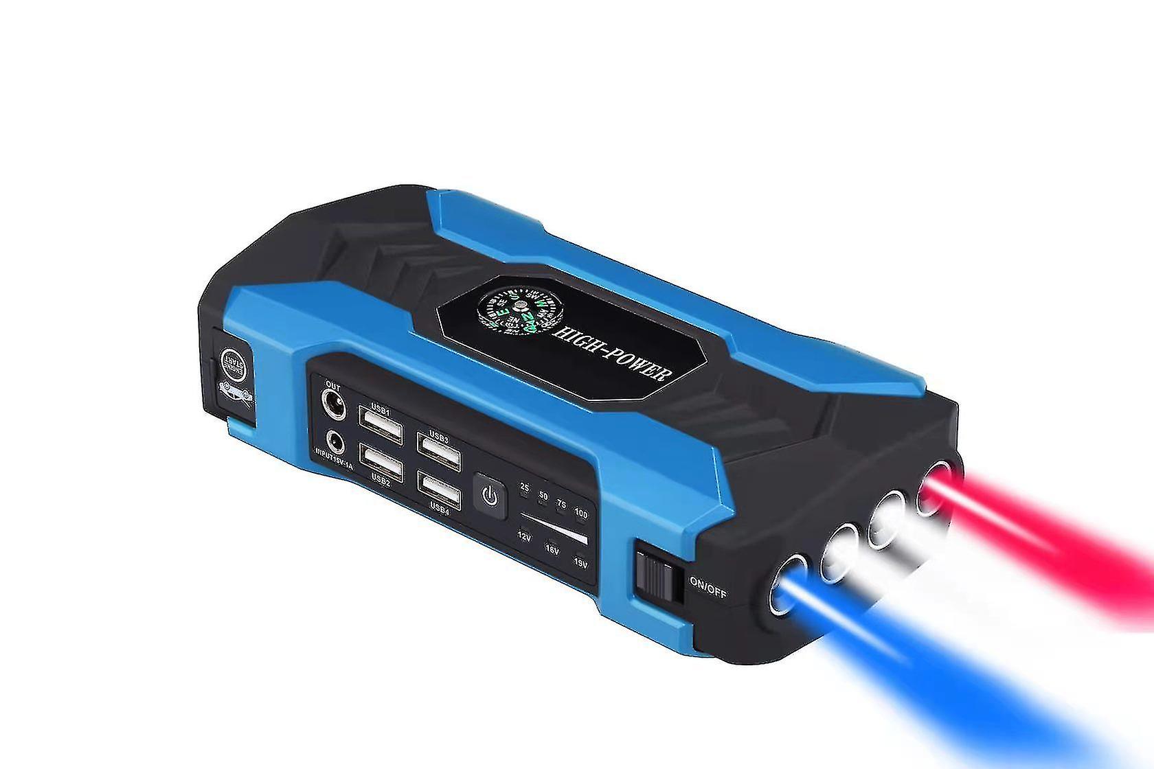Vehicle Jump Starter,2500a Peak 28000mah Portable Car Battery Jump Starter For 12v Gas/diesel,can Reverse Charg