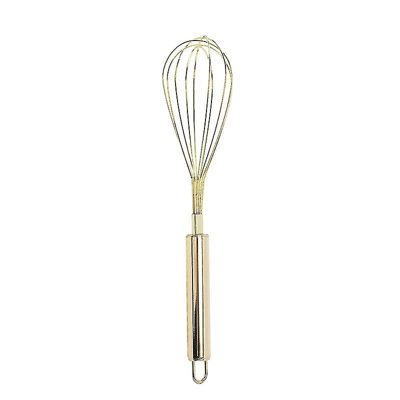Stainless Steel Egg Beater Golden Multi-functional Egg Beater Creative And Practical Hand-held