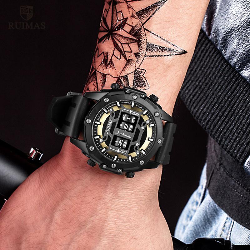 Military Sport Watches Men Roller Quartz Watch Luxury Waterproof