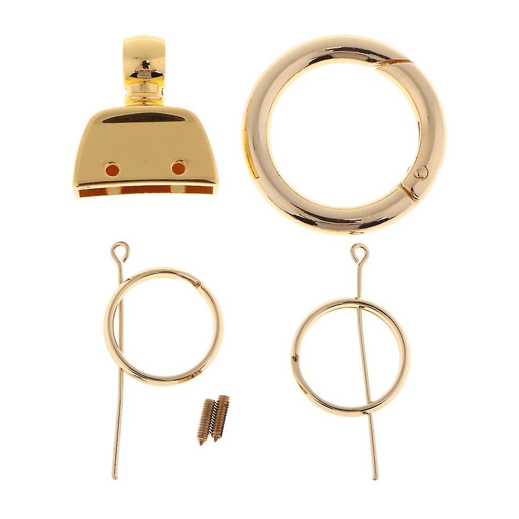 Key Spring Ring for Keys Organization Pendant Keychain Key Ring Golden