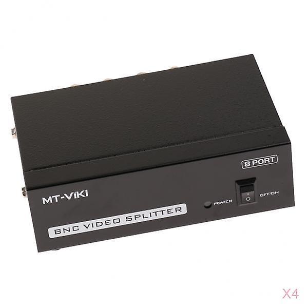 4ks 1In 8Out BNC Video Splitter adaptér spínač pro video monitorovací systém