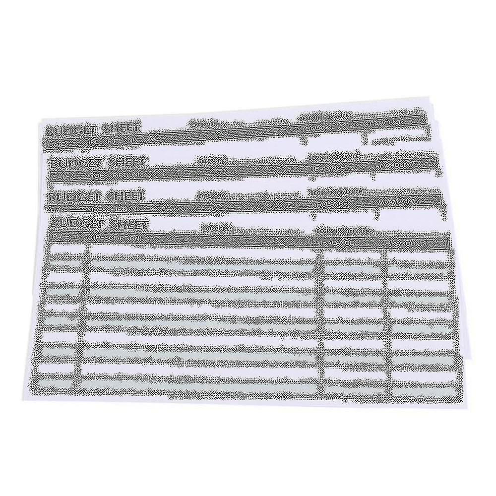 1 Set Cash Envelopes System For Budgeting Waterproof Budget Money Envelopes, Expense Budget Sheets