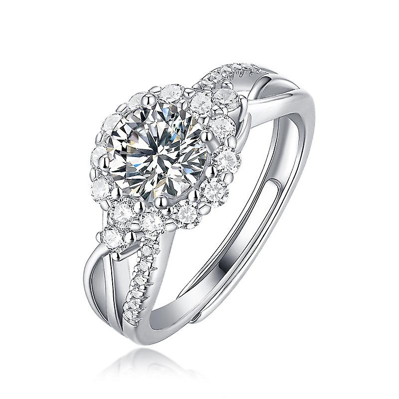 925 Silver Mosan Stone Ring