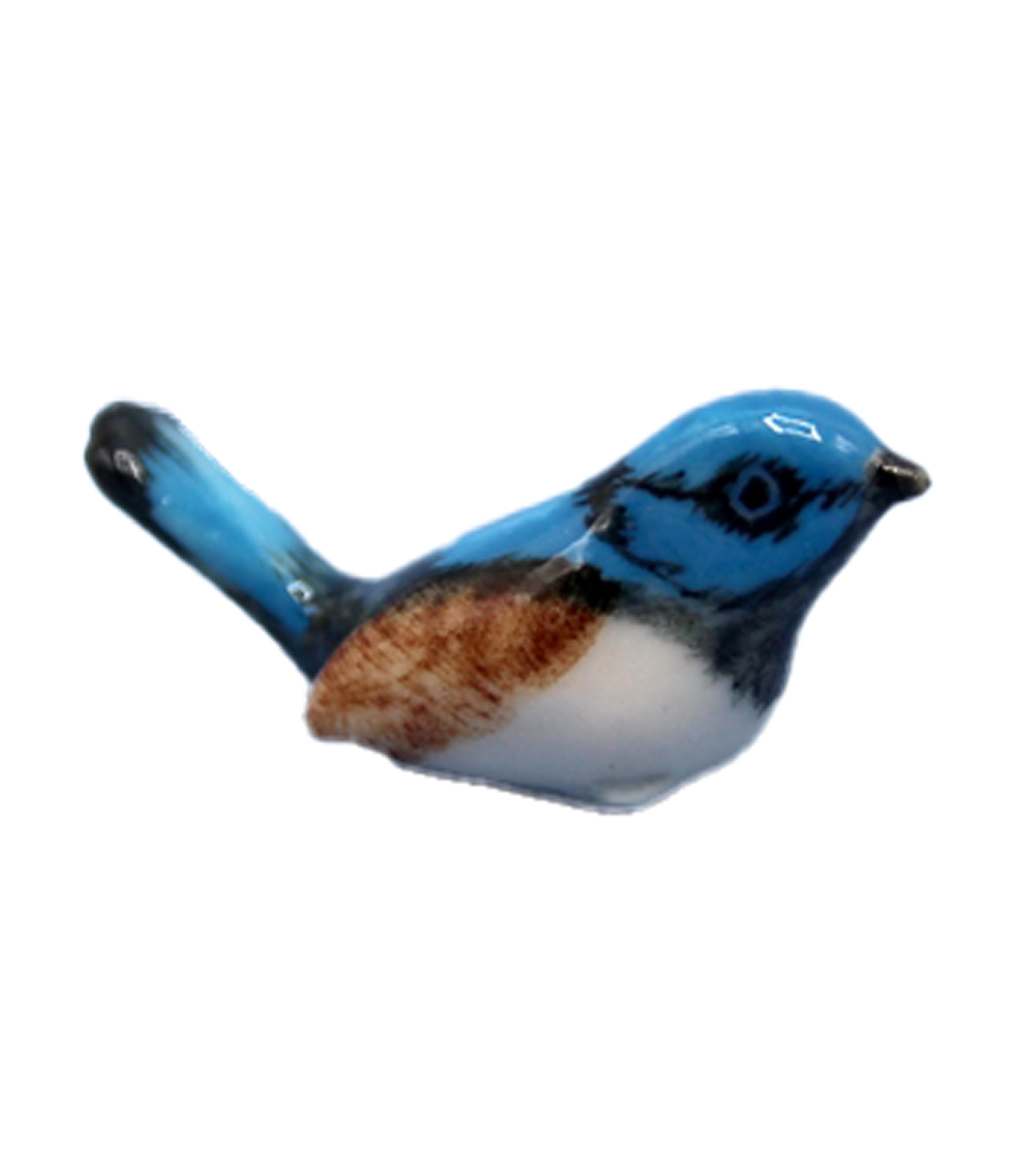 Dolls House Blue Bird Miniature Outdoor Animal Garden Accessory 1:12 Scale