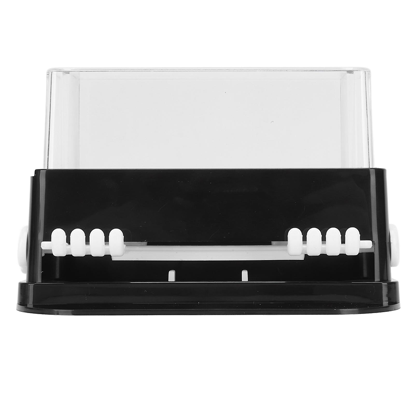 Compact, convenient, large capacity dental micro-applicator dispenser, black dental cotton box