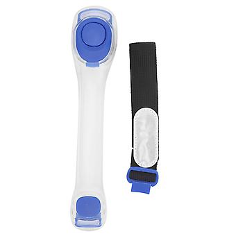 Outdoor Sports LED Armband Flashing Wristband for Night Running, Luminous Blue Safety Bracelet with Adjustable Strap