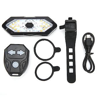 Fahrrad-Rücklicht mit Hupe Heißes Warnlicht mit Hupe Smart Fernbedienung Blinker USB Wiederaufladbares wasserdichtes Rücklicht Wasserdichtes Fahrrad-Rücklicht