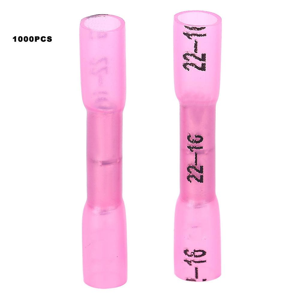 1000Pcs BHT1.25 Heat Shrink Terminal Full Insulation Intermediate Connection Wire Terminal