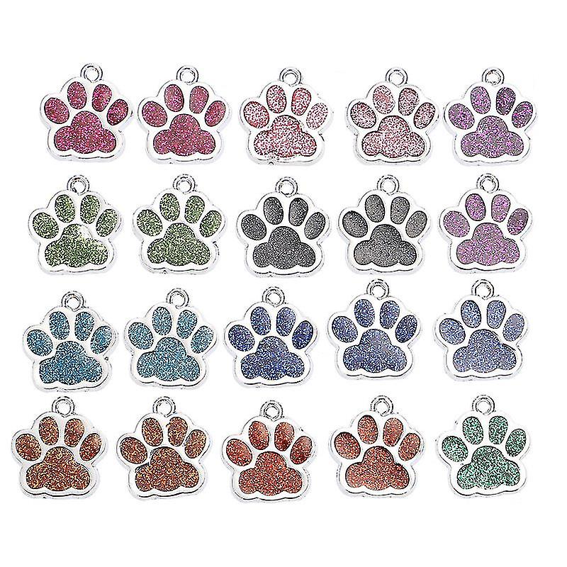 20pcs Diy Tags For Dog