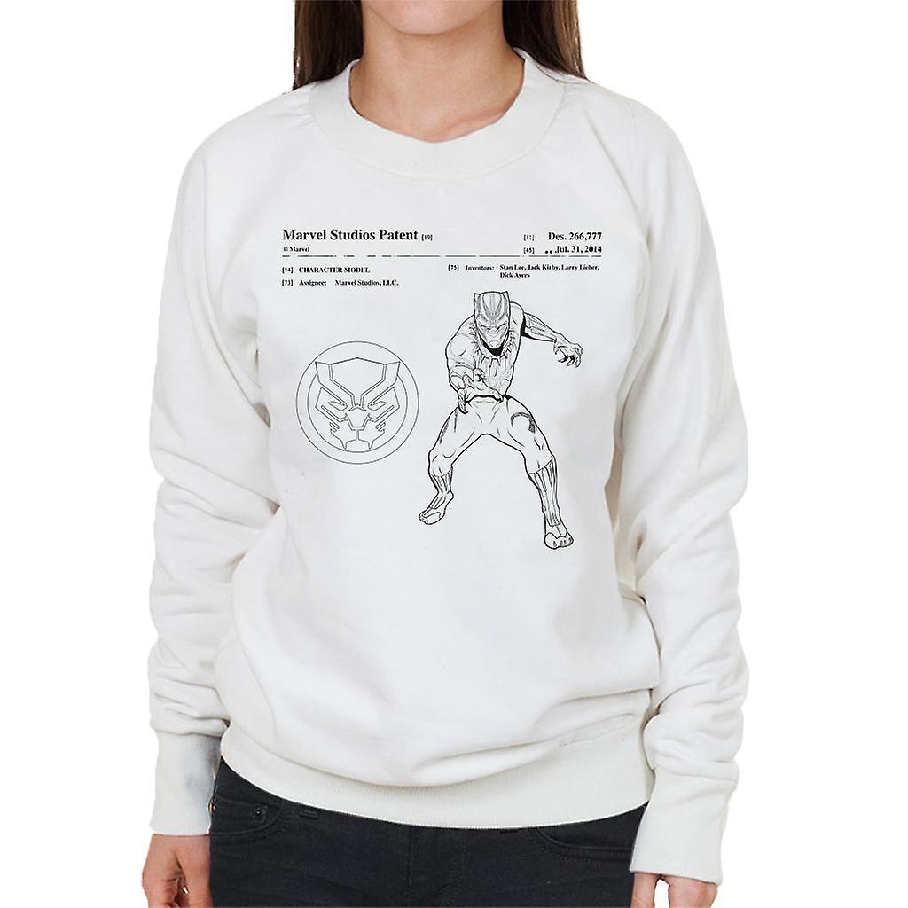 Marvel Black Panther Patent Claw Grab Women's Sweatshirt