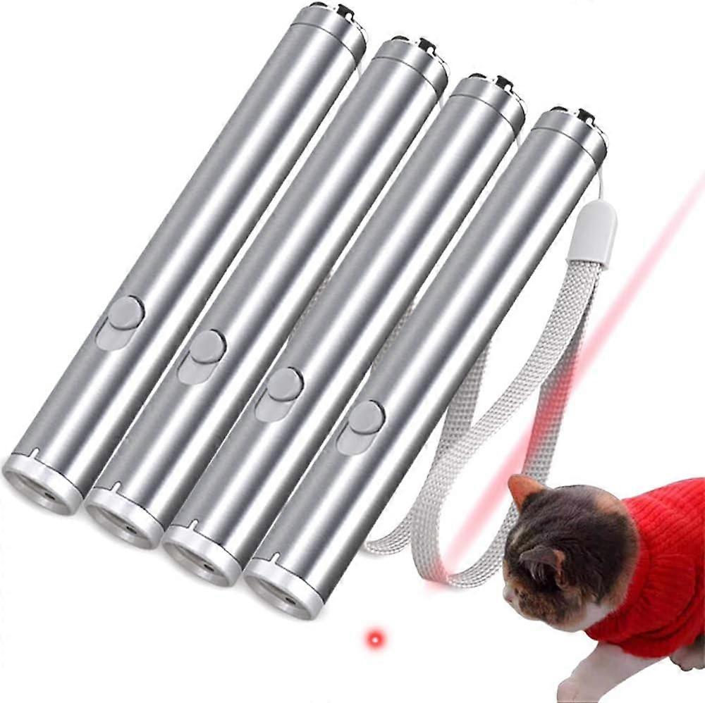 4 Pieces Toy 2 in 1 Function LED Lighting Multifunctional Lamp Cat Training Tool Interactive Toys