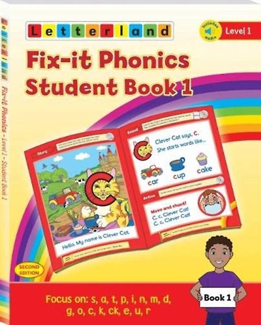 Fixit Phonics Level 1 Student Book 1 2nd Edition by Lisa Holt Paperback Book