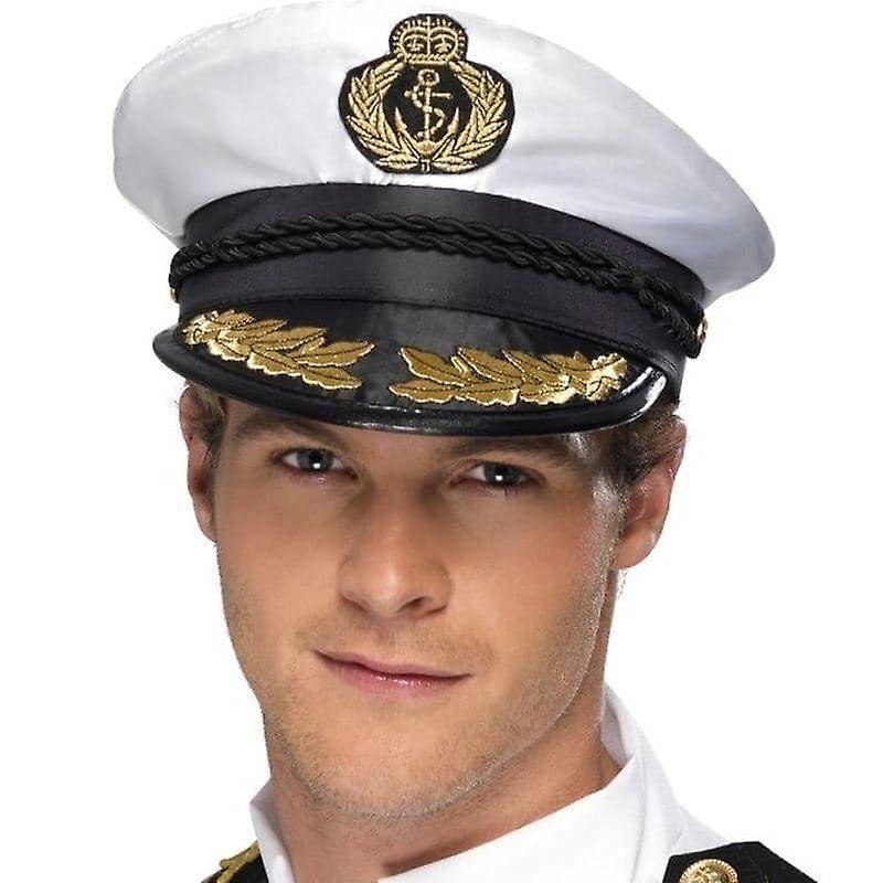 Captain Cap Adult White 21734