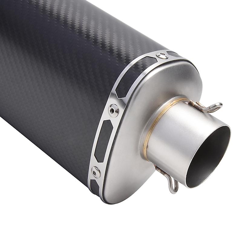 Yoshimura 51MM Universal Motorrad Auspuff Carbon Fiber Rohr Schalldämpfer Racing Flucht Moto Für Z900 S1000RR CBR650R R25 DB Mörder